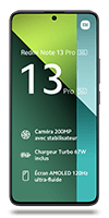 Xiaomi reconditionné Redmi Note 13 Pro+ Cadaoz